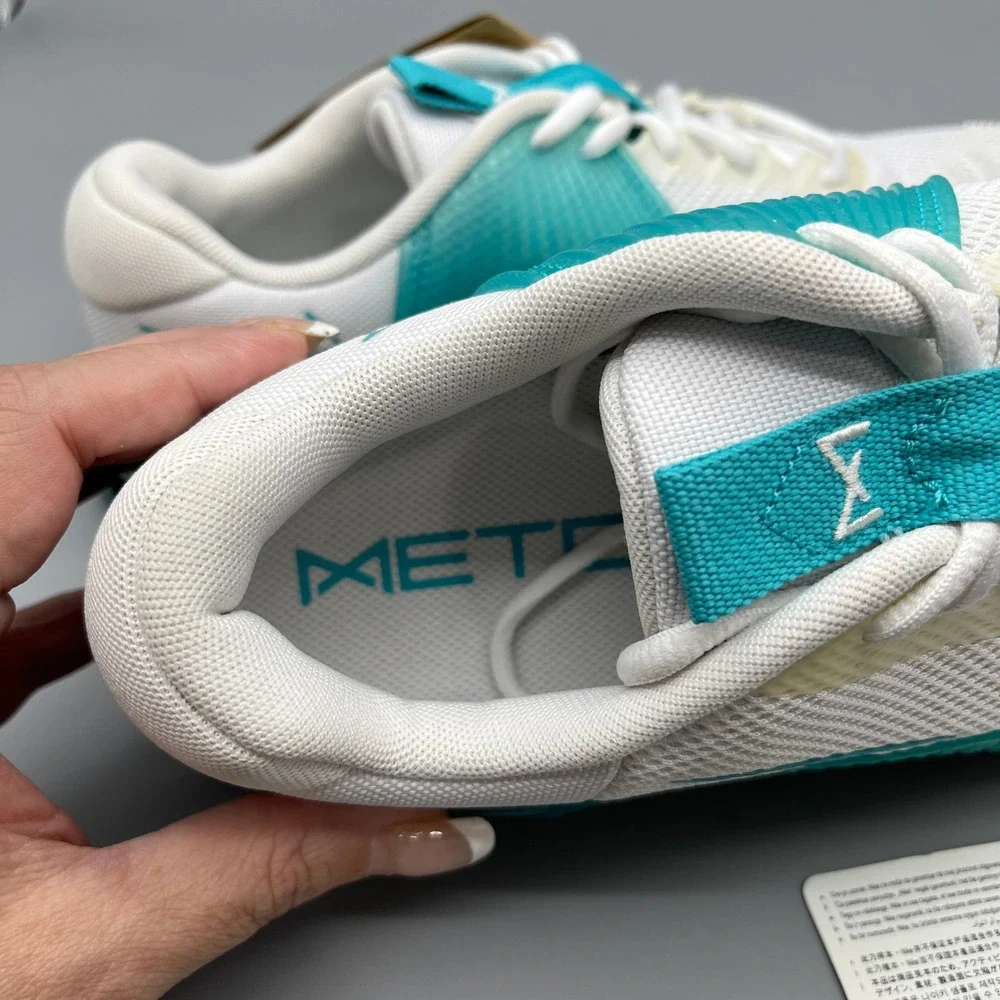 Nike Metcon 9 Mens 10 Training Shoes White Dusty Cactus DZ2617-105 Gym Workout
